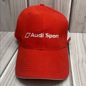 Audi Sport Formula E Hat Cap Red Adjustable Back
